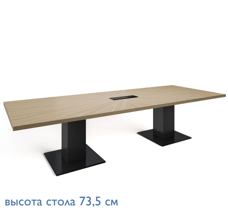 РЕНЗ/ТЕСЛА Стол д/перегов Л320 СВ.ЭВКАЛИПТ/ЧЕРНЫЙ 104 402 ЕCЛ_Л БЛ / RENZ/TESLA L320 ECL_L BL_0