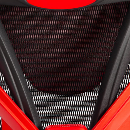 Кресло КингКобра иск. кожа / сетка, черный / красный / KingCobra_9