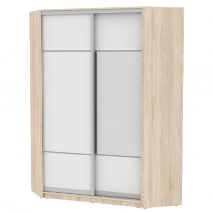 Шкаф-купе ЙА-198х1250-1(ДСС-Белый-Д4Д3) / YA-198х1250-1(ДСС-Белый-D4D3)_0