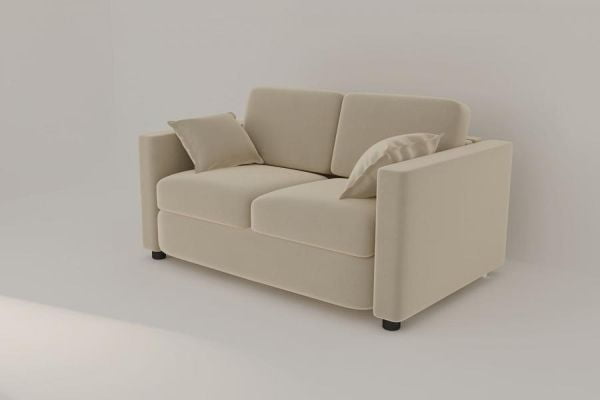 Диван прямой Уппла (Берхоусе) Цвет фасада: Серый велюр; Тип: Прямой; Материал фасада: Металл/Велюр / (Berhouse)_2