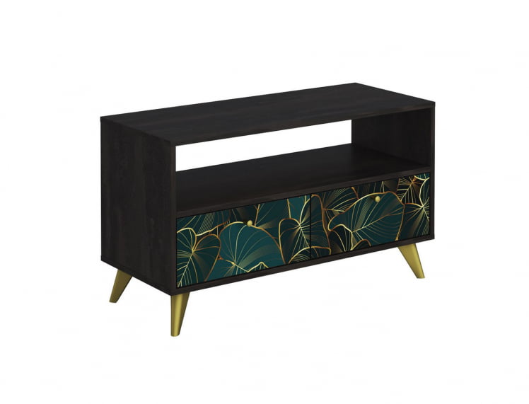 Тумба консольная ТМ-005 АРТ Угольный камень/ТРОПИCАЛ / камень/TROPICAL_0