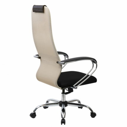Кресло руководителя БРАБИКС ПРЕМИУМ Ултимате ЕКС-800 хром Черное/бежевое / BRABIX PREMIUM Ultimate EX-800_2