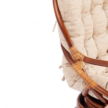 Кресло вращающееся ФЛОРЕС 5005 /без подушки/ Пекан (орех) / FLORES Pecan_2