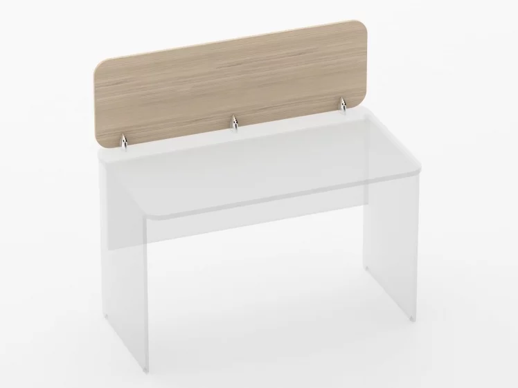 Экран разделительный прямой Глассй 5.14.12 Орех / Glassy_0