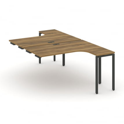 Рабочая станция-приставка к опорным тумбам CОНCЕПТ CН.ДСАПР-001 Сандал Янтарный Черный / CONCEPT CN.DSAPR-001_0