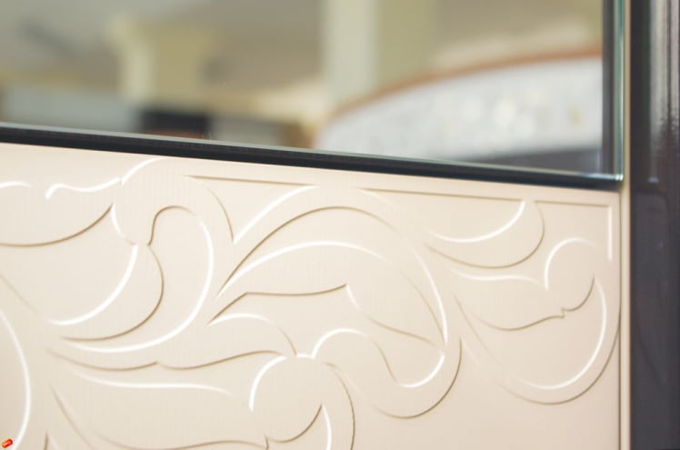 Комплект мебели для спальни Катрин №01 Дуб венге Белый песок Санчо крем Браун вуд_3