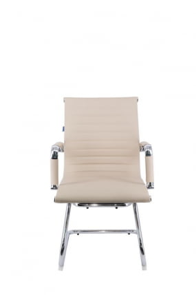 Кресло для посетителей Лео CФ экокожа Бежевый / Leo CF_2