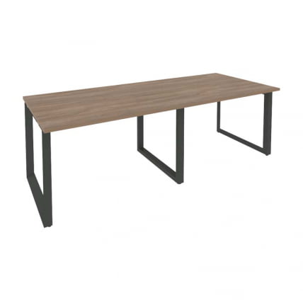 Стол переговорный (2 столешницы) ОНИКС О.МО-ПРГ-2.2 Дуб Аризона/Антрацит / ONIX O.MO-PRG-2.2_0