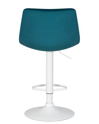 Стул барный ДОБРИН ТАИЛОР ВХИТЕ Морской волны велюр МДЖ9-99 / DOBRIN TAILOR WHITE MJ9-99_4