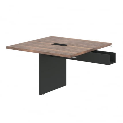 Стол приставной ВЕЛИОН ВЕНЕЕР ВРФCТ 1212 Американский орех Яшма черная / VELION VENEER VRFCT_0