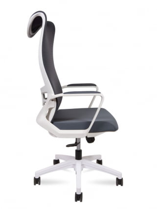 Кресло офисное ВАВЕ АМ3-Х(ВХИТЕ) Серый / WAVE AM3-H(WHITE)_2