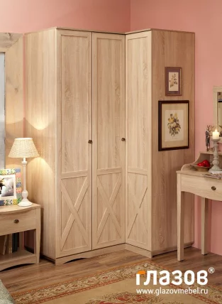 Спальня композиция 4 АДЕЛЕ Дуб Сонома/Орех шоколадный / ADELE_1