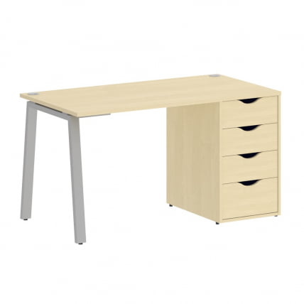 Стол письменный ХОМЕ ОФФИCЕ ВР.СП-3-138.4.А Клен/Серый металл / HOME OFFICE VR.SP-3-138.4.A_0