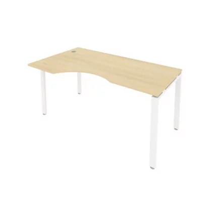 Стол письменный МЕТАЛ СЙСТЕМ Б.СА-1 Л Акация/Белый / METAL SYSTEM_0