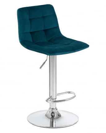 Стул барный ДОБРИН ТАИЛОР морской волны велюр МДЖ9-99 / DOBRIN TAILOR MJ9-99_1