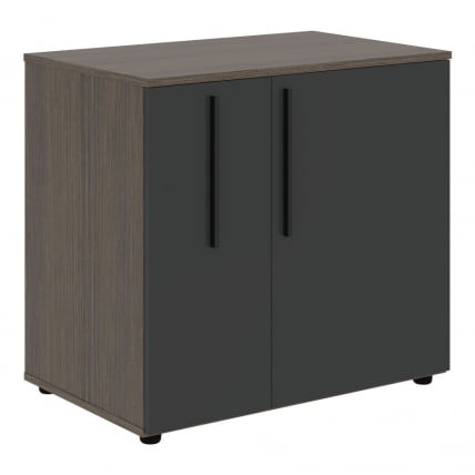 Тумба под фригобар ВЕЛИОН ВГР 8655 Яшма черный Дуб Сильвер / VELION VGR_0