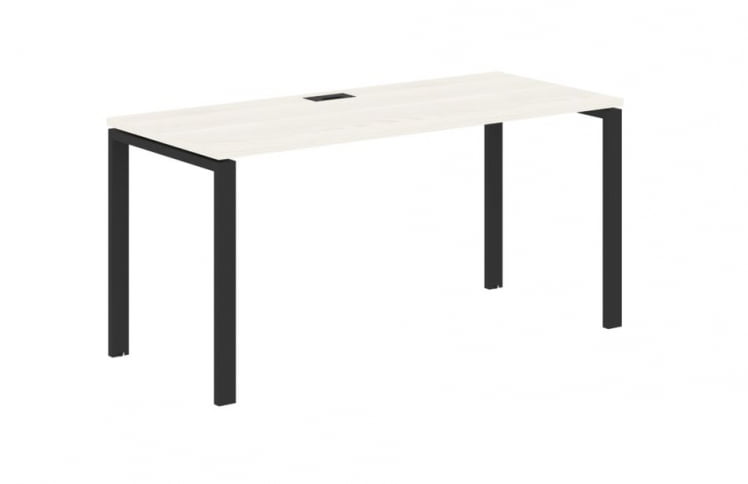 Стол письменный ЕДИС ЕУСТ 1567 Ясень Траун Черный / EDIS EUST_0