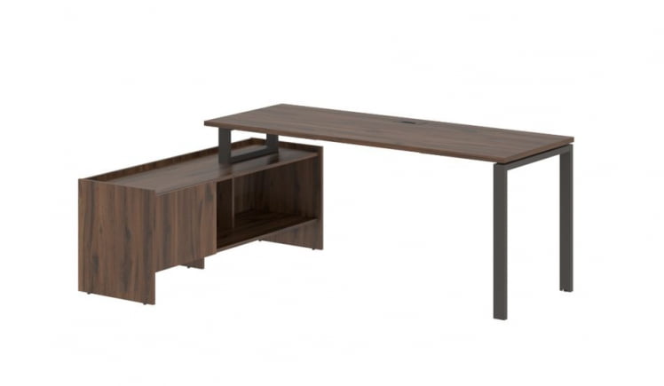 Стол с тумбой ЕДИС ЕУCТ 19614 Дуб Денвер темный Мокко / EDIS EUCT_0