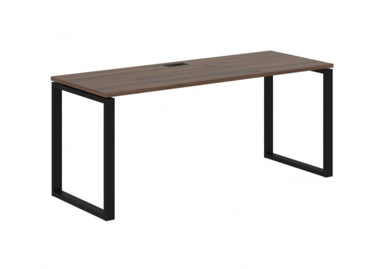 Стол письменный ЕДИС ЕКСТ 1767 Дуб Денвер темный Черный / EDIS EQST_0