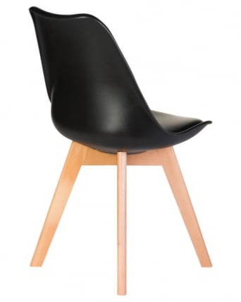 Стул обеденный ДОБРИН ДЖЕРРЙ СОФТ (ножки светлый бук, цвет сиденья черный (Б-03)) 4 шт / DOBRIN JERRY SOFT (B-03))_5