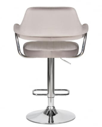 Стул барный ДОБРИН CХАРЛЙ (серый велюр (МДЖ9-75)) 2 шт / DOBRIN CHARLY (MJ9-75))_5