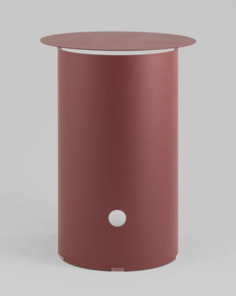 Журнальный столик Флоире металл бордовый / Floire_7