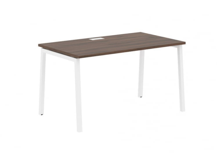 Стол письменный ЕДИС ЕЛСТ 1380 Дуб Денвер темный Белый / EDIS ELST_0