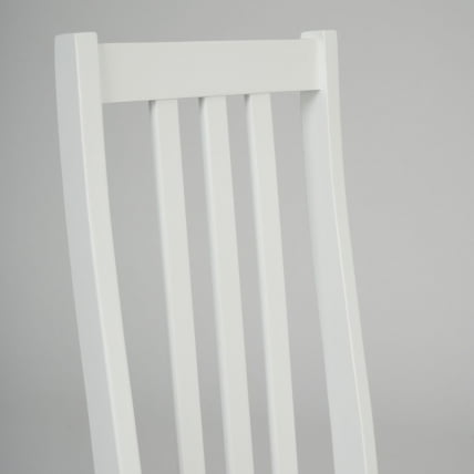 Стул СВЕДЕН Многослойная фанера, 41*40*99 см, вхите, ткань серая (16/1) разобранный / SWEDEN white,_2