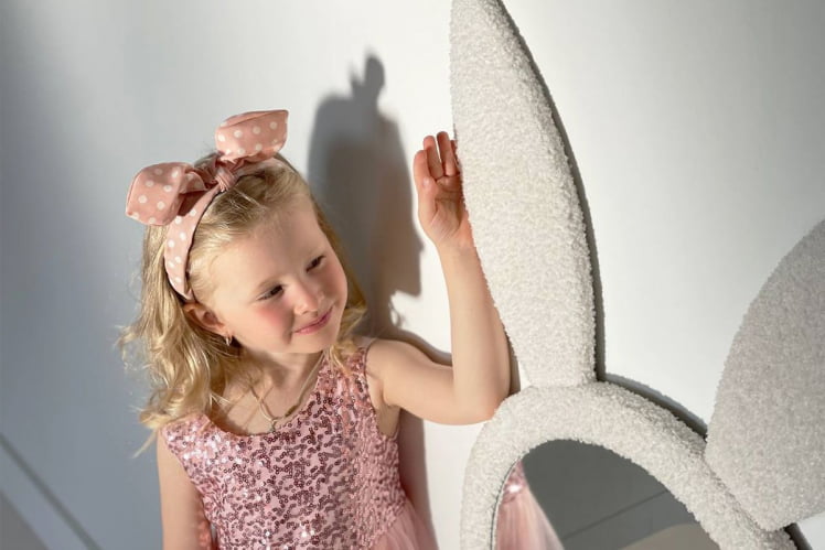 Набор детский Зайка МК-0019 белое дерево/белый (плюш) / MK-0019_5