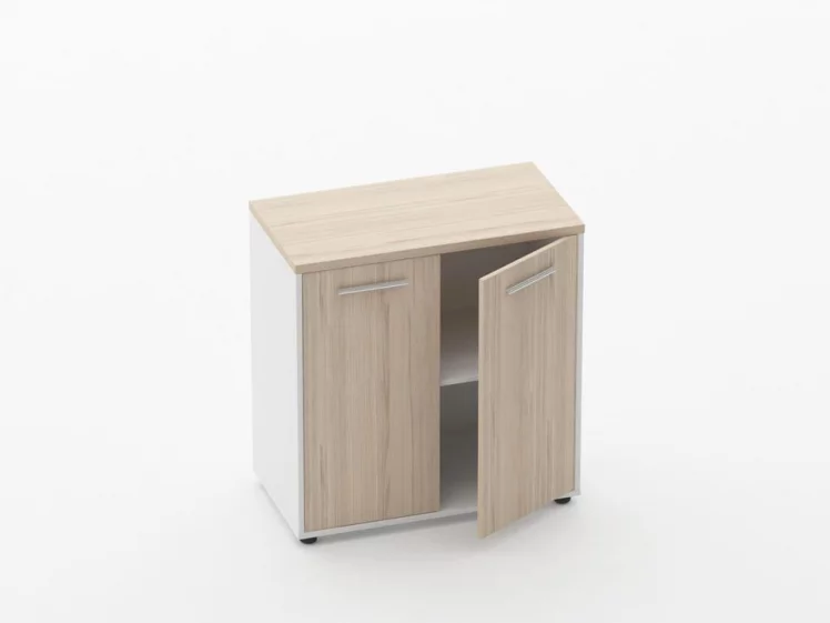 Шкаф 1 широкий закрытый Дека 10.08.111 Туя/Белый / Deka_1