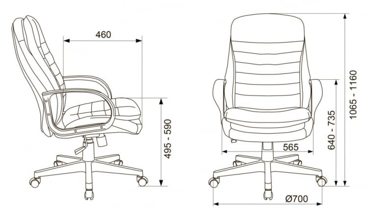 Кресло руководителя Бюрократ Т-9950ПЛ Черный / T-9950PL_6
