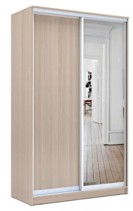 Шкаф-купе Хит-23-12-15 Ясень шимо светлый_0