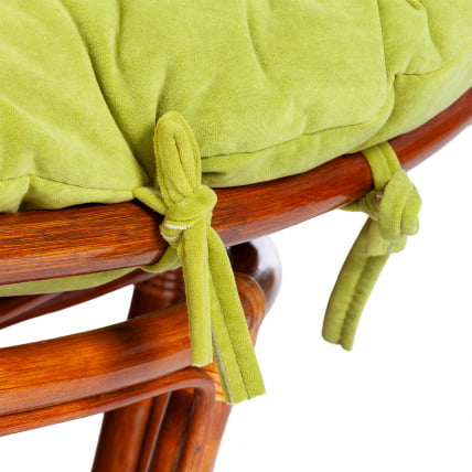 Диван МАМАСАН/МАМАСАН 23/02 В /с подушкой/ подушка 182х119 см, 169х102х80 см, Когнаc (коньяк), флок, олива, 23 / MAMASAN/МАМАСАН W Cognac_8