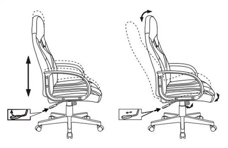 Геймерское кресло Бюрократ ЗОМБИЕ РУННЕР Черный-зеленый / ZOMBIE RUNNER_5