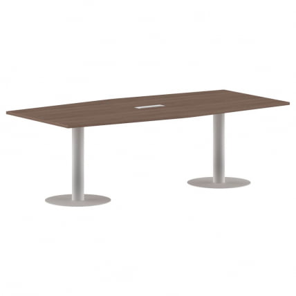 Конференц-стол на 6-8 человек ИМАГО ПРГ-4 Ясень Шимо-белый / IMAGO_0