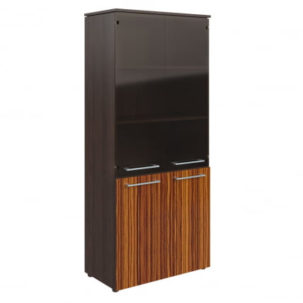 Шкаф комбинированный МХC 85.2 Макассар/Венге Магия / MHC_0