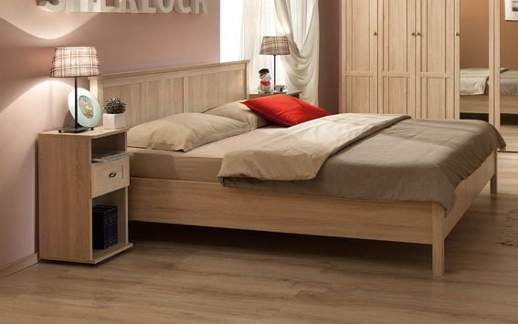 Кровать (1800) Шерлоcк 41 Дуб Сонома (спальня) / Sherlock_0