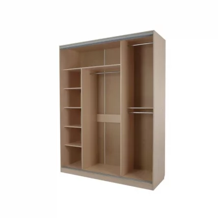 Шкаф-купе Бассо 1-600 бабочки Дуб сонома_1