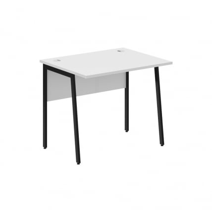 Стол рабочий ИМАГО Плус СП-1П Белый Черный / IMAGO Plus СП-1P_0