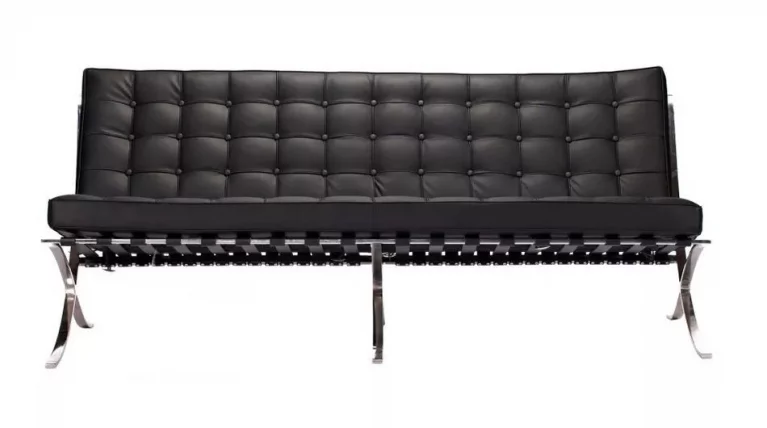 Диван трехместный Еверпроф Барселона - 3 экокожа Черный / Everprof Barcelona_1