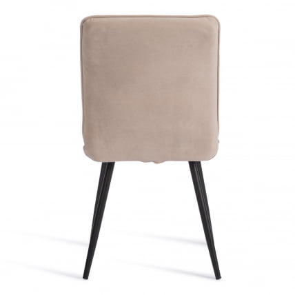Стул обеденный Свеет флок , 46х55х88, бежевый/черный, 7 / Sweet_3