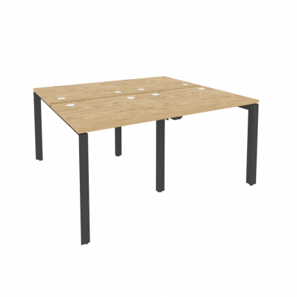 Рабочая станция на П-образном м/к ОНИКС О.МП-Д.РС-4.0.7 Тиквуд Светлый/Антрацит / ONIX O.MP-D.RS-4.0.7_0