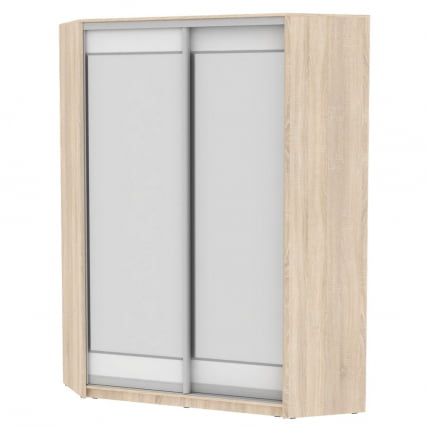 Шкаф-купе ЙА-198х1250-1(ДСС-Белый-Д2Д2) / YA-198х1250-1(ДСС-Белый-D2D2)_0