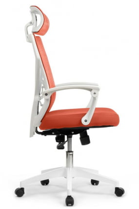 Кресло Оливер РCХ В-203АC Белый пластик/Оранжевый / Oliver RCH W-203AC_1