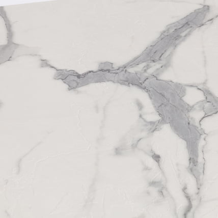 Стол ВИГО ЛДСП/ХПЛ/металл, 120 кс 80 кс 30 х 30 х 75 см, Мрамор светлый/белый / VIGO ЛДСП/HPL/металл, x x_9