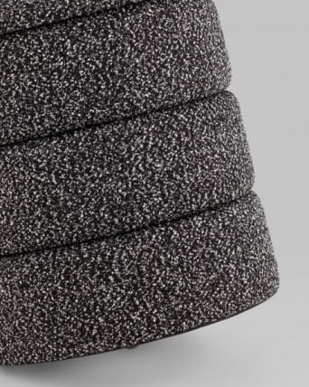 Пуф с ящиком Хиве КСС букле черный меланж / Hive XS_5