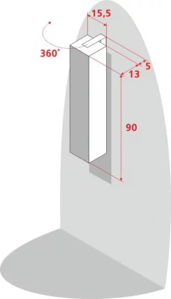 Поворотный шкаф Хоп Шелф Арт Венге_7