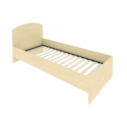 Кровать с ортопедическим основанием и изголовьем ЛИГХТ С-КИ-90 Клен / LIGHT_0