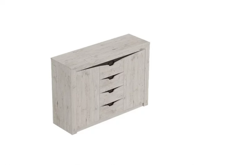 Тумба с ящиками и дверцами Соренто 19 Дуб бонифаций_1