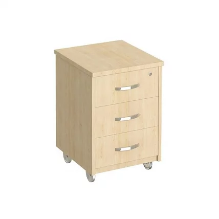 Тумба подкатная (3 ящика, с замком) Рива А.ТМ-3 Клен / Riva_0